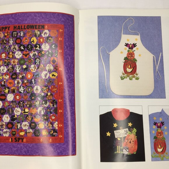 Vintage 2000 Home For The Harvest Patchwork Applique Nancy Smith Lynda Milligan - Picture 6 of 13